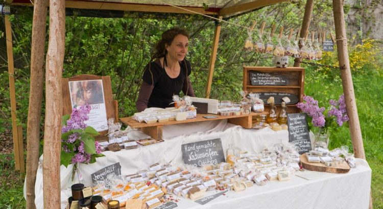 Seifengarten Marktstand von Katja Lützkendorf